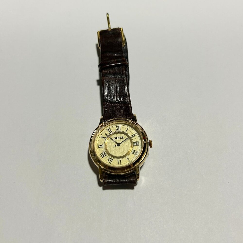 1997 GUESS MAN’S JAPANESE MOVEMENT WATCH WITH DATE DISPLAY